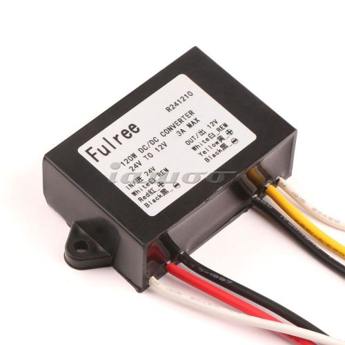 DC DC Converter 24V to 12V 3A 36W Power Supply Voltage Module