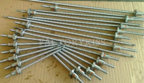 1x l200mm cnc sfu2005 ball screw ballscrew with single ballnut end machined gbw for sale