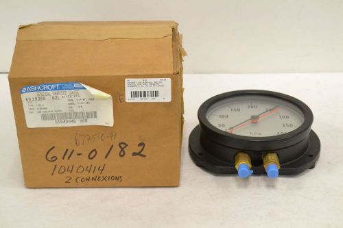 ASHCROFT 60-1038A-02L SPECIAL SERVICE PRESSURE 0-400KPA 6IN DIAL GAUGE B303162