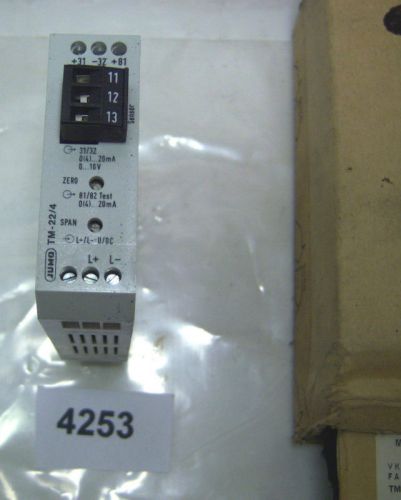 (4253) Jumo / J.K.  Juchheim 4 Wire Transmitter TM-22/4