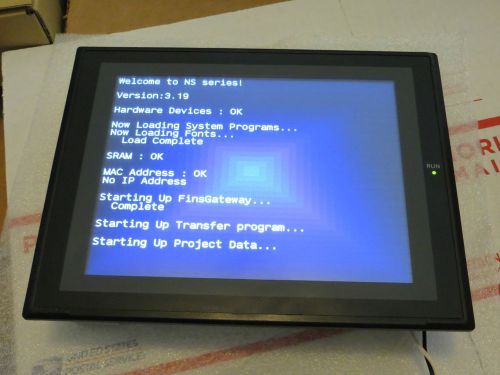 Omron ns8-tv01b-v2 interactive display color touch w/ethernet, very nice tested for sale