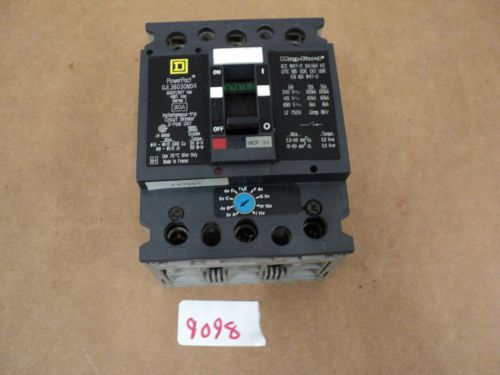 SQUARE D GJL36030M04 CIRCUIT BREAKER 30 Amp 600 Volt 3 Pole