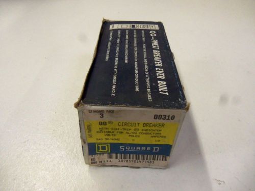 LOT OF 3 SQUARE D CIRCUIT BREAKER Q0310 *NEW IN BOX*