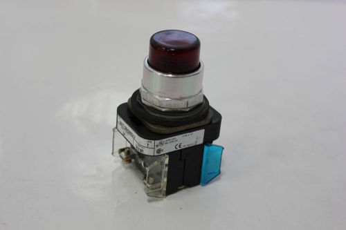 ALLEN BRADLEY ILLUMINATED RED PUSHBUTTON 800T-QBH24RD1V (S11-2-23B)