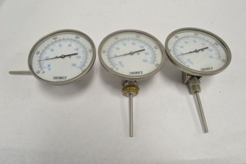 LOT 3 TRERICE 52-2237 TEMPERATURE GAUGE 5IN FACE 10-150C B253316