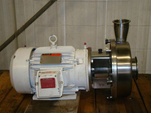 Alfa Laval Flow Pump Sanitary Tri-Clamp SS 5HP 230/460V P18G4162B LKH-45