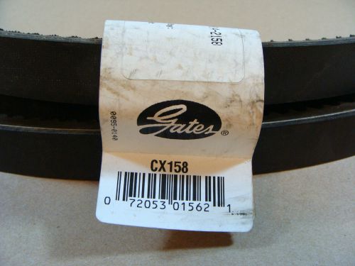 New gates cx158 tri-power notched cogged v-belt 162&#034; o.c. 7/8&#034; w cx 158 90142158 for sale