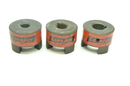 LOT 3 LOVEJOY ASSORTED L-110 1.125 L-110 1.375 L110 0.875 JAW COUPLINGS D396342