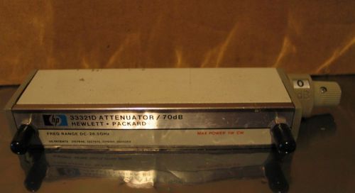 Agilent 33321D Manual Step Attenuator, DC to 26.5 GHz, 0 to 70 dB, 10 dB steps