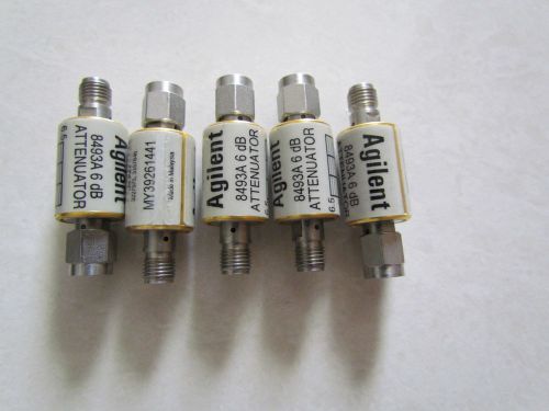 lot 5 new Agilent/HP 8493A Coaxial Attenuator 6dB DC-12.4GHz