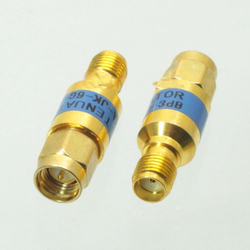 SMA 2W male to female RF Coaxial Attenuator DC - 6.0GHz 10dB 50ohm