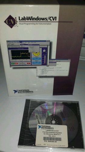 National Instruments Lab/Windows/CVI Full Development System  Windows 95/NT/3.1