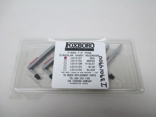 LOT 6 NEW FOXBORO LO121CT RED FIBER-TIP PEN CHART RECORDER D326129