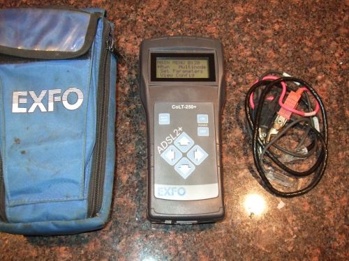 EXFO COLT-250+ ADSL ADSL2+ DSL TEST SET BIT RATE, NOISE METER (3)