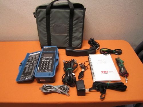 WORKING TPI MODEL 550B+ ISDN PORTABLE ANALYZER TEST SET + Extras