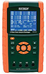 Extech PQ3450 3-Phase Power Analyzer/Datalogger