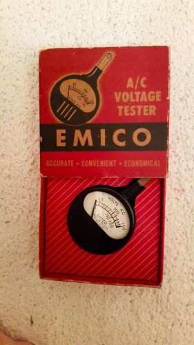 Vintage eimco ac voltage tester excellent condition in box for sale