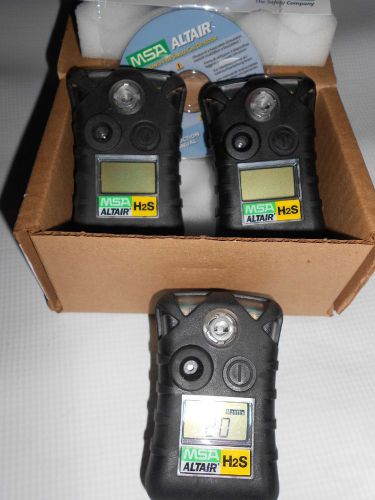 3 MSA 10092521 HYDROGEN SULFIDE DETECTORS - Altair Single Gas Detector (H2S)