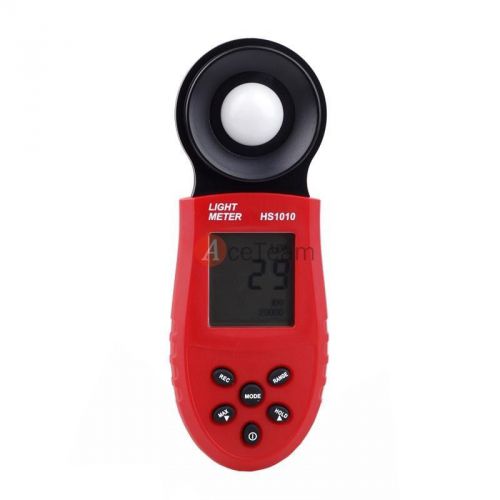 High Accuracy Digital 200,000 Lux/FC Light Meter Photometer Luxmeter Luminometer