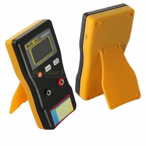 In-circuit esr capacitor cap series esr meter tester auto range upto 0.001~100r for sale