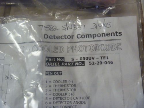NEW Newport / Oriel 71582 Silicon Detector Head with 70062 TE-Cooler Cable