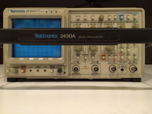 TEKTRONIX 2430A DIGITAL OSCILLOSCOPE, CALIBRATED, NEW FAN