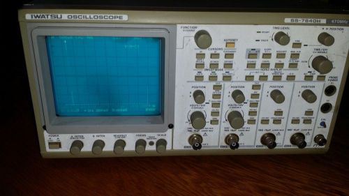 IWATSU SS-7840 (SS7840) 400MHz 2 2CH OSCILLOSCOPE