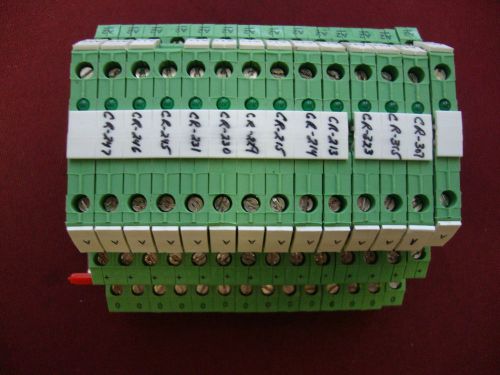 Phoenix dek1.5 block terminal relays - lot of 14 for sale