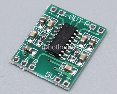 Mini 2.5-5V 2X3W Audio Class D amplifier board output brand new