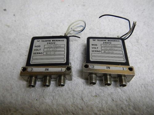 Teledyne Microwave Switch CS-33S6D 28 VDC