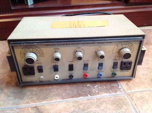 HEATHKIT IG-28 Color Bar and Dot generator Model Voltage