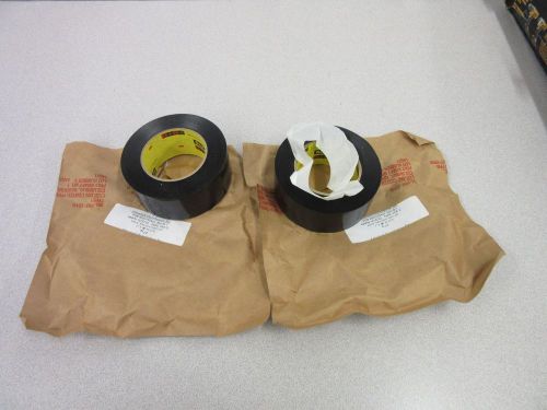 2 3M SCOTCH PRESERVATION SEALING TAPE BLACK ELECTRICAL AVIATION 2&#034; X 36 YD YARD