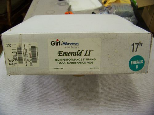 Glit/Microtron Emerald II High Performance Stripping Floor Maintenance Pads