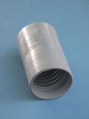 Gray Double Threaded Vacuum Hose Connector  for hose 1 1/2&#039;&#039; I.D, 1 2/3&#034;O.D.