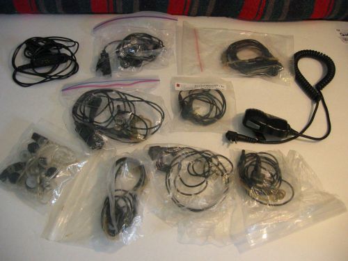 Mag one mic, pmmn4008a w/extra ear buds and clips - giant lot for hands free use for sale