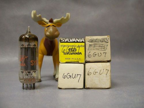 6GU7 Vacuum Tubes  Lot of 4  Sylvania / Silvertone