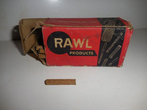 100 Rawl Plugs 10 x 1&#034; Fiber Anchor