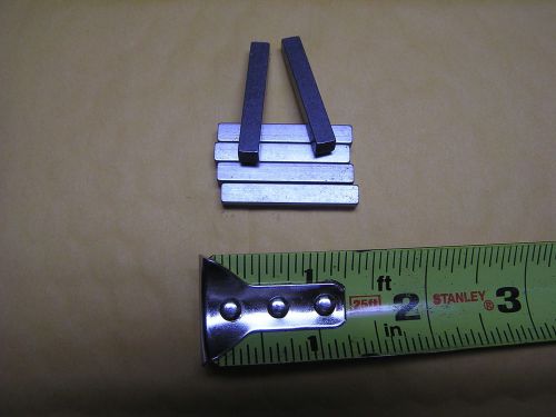 100 PCS Square Key Stock Steel 3/16 inch x 3/16 inch x 1 1/4 inch 1201