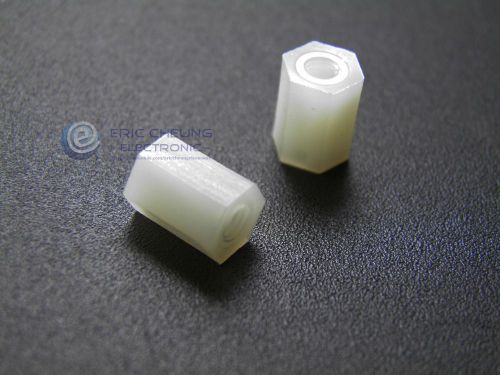 20pcs M3x10mm Plastic Nylon Standoff Spacer Hex m3 x10 New