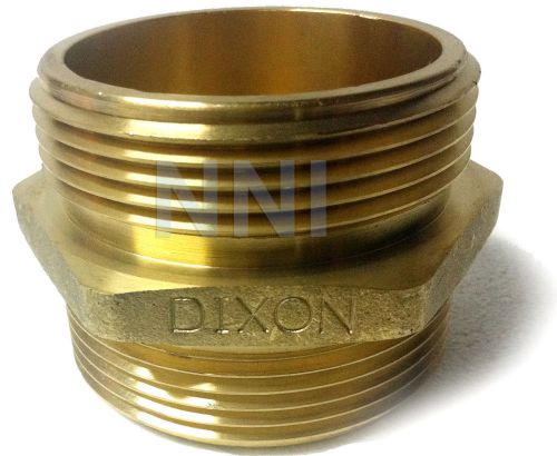 FIRE HYDRANT HEX ADAPTER 2-1/2&#034; MALE NSTx 2-1/2&#034; MALE  NST -DIXON DMH 25F25F