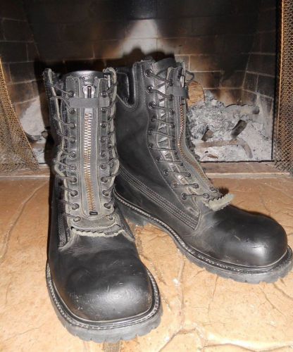 Pro Warrington Series Model 3003 Black Firefighter Station Duty Boots 11.5 E