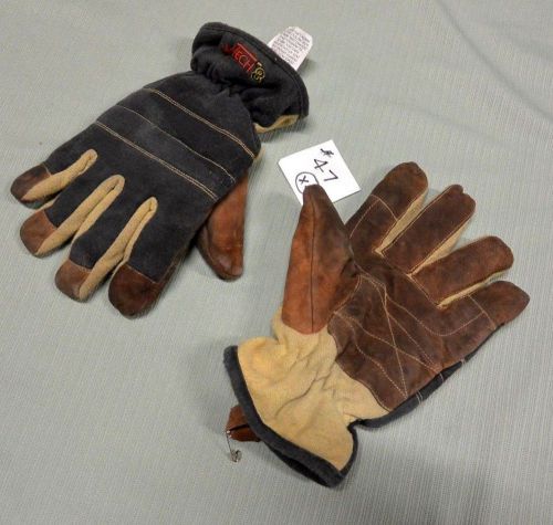 Pro-tech 8 firefighter gloves size x-large #47 for sale