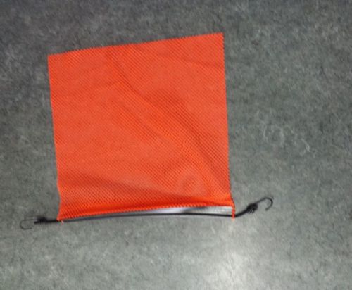 OVERSIZE LOAD ORANGE JERSEY EZ HOOK FLAG WIDE LOAD 18 X 18