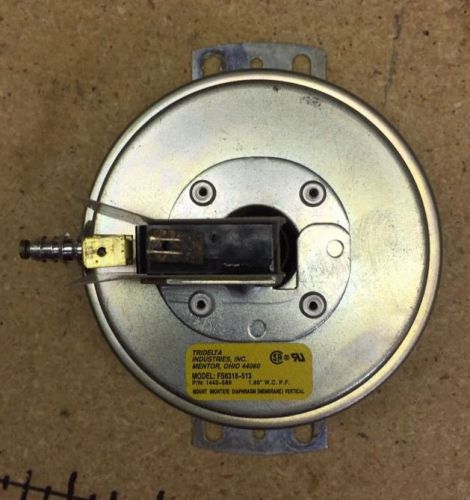 ICP Pressure Switch 1445-589 FS6318-513 1.60&#034; WC