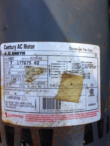 New Century 1hp Condenser Fan Motor