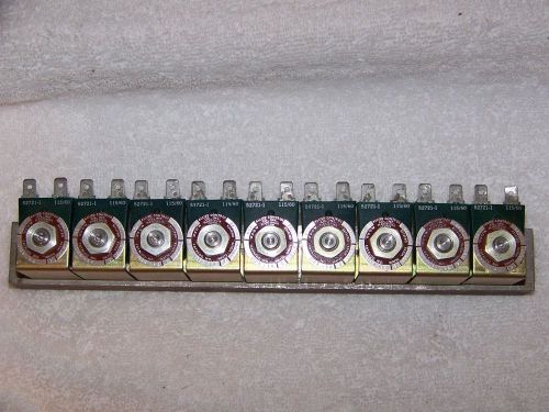 NOS Allied Control 9 Port Hydraulic Valve Manifold w/ 120 volt AC coils