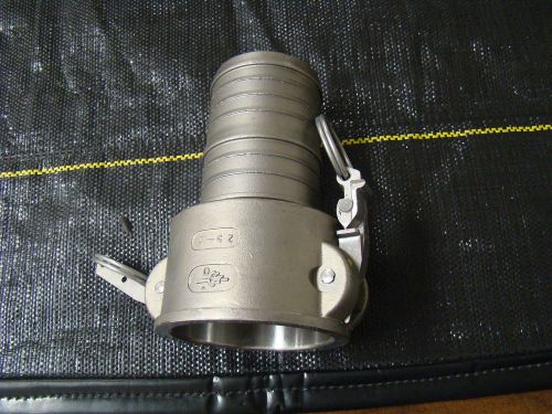 Stainless steel - camlock fitting - pt  25c (2&#034; inch  coupler) sta-lok ii* for sale