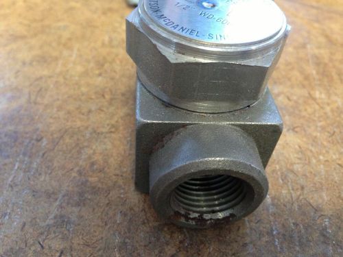 new Watson McDaniel WD-600 Steam Trap Size 1/2&#034; NPT TURBO-DISC-TRAP