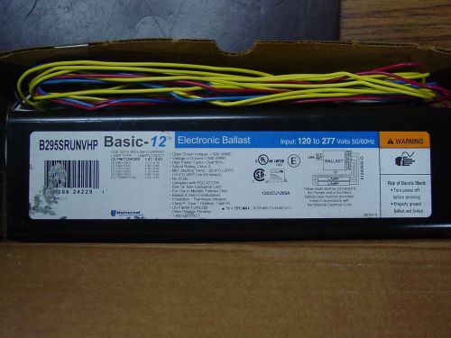 New In box, Universal B295SRUNVHP  Ballast 120-277VVAC 60HZ