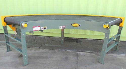 HYTROL 90 DEGREE 34&#034; X 116&#034; SLIDER BED PRODUCTION BELT CURVE CONVEYOR